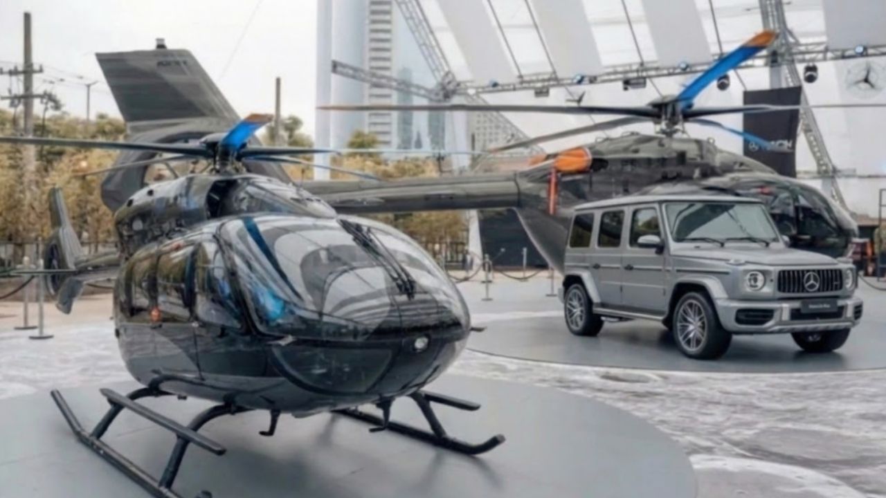 Trafiğe Takılmayan Mercedes! Göklerin Limuzini Sahneye Çıktı